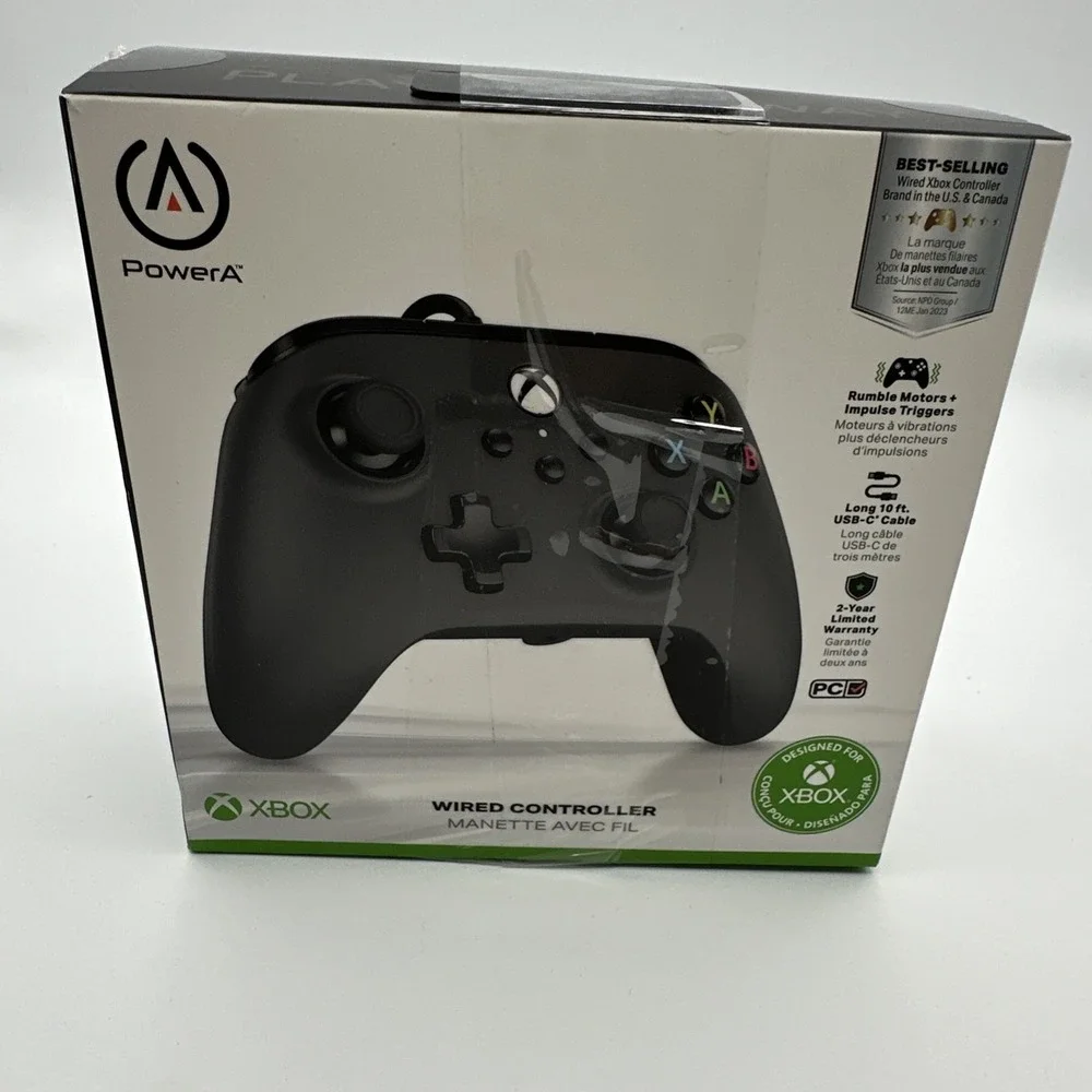 PowerA Wired Controller for Xbox Series X|S - Black (Open Box)‎